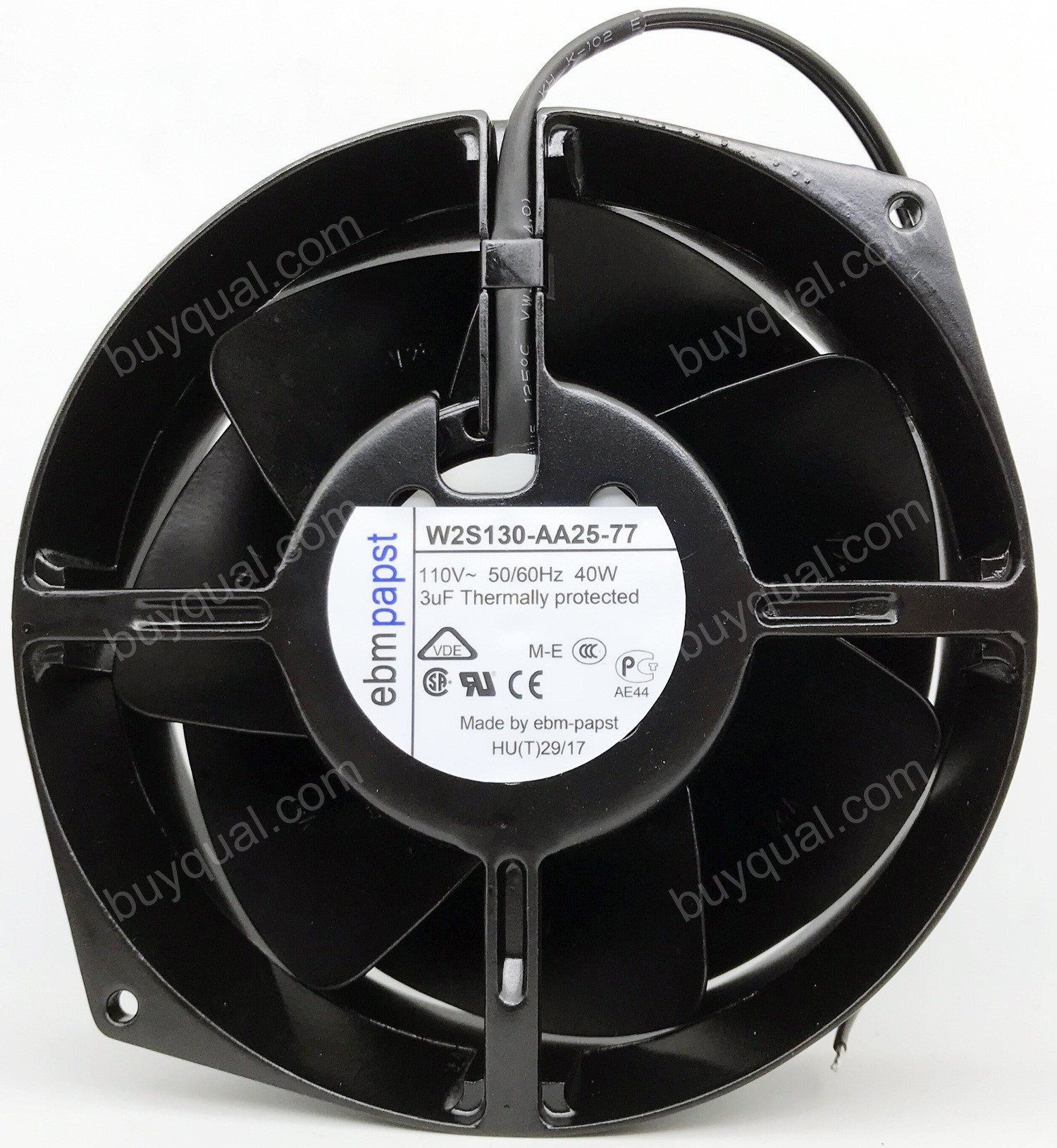 Ebmpapst W2S130-AA25-77 115V 40W 2wires Cooling Fan - New Ebmpapst W2S130-AA25-77 115V 40W 2wires Cooling Fan - New